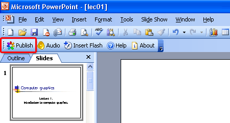 FlashSpring Ultra toolbar