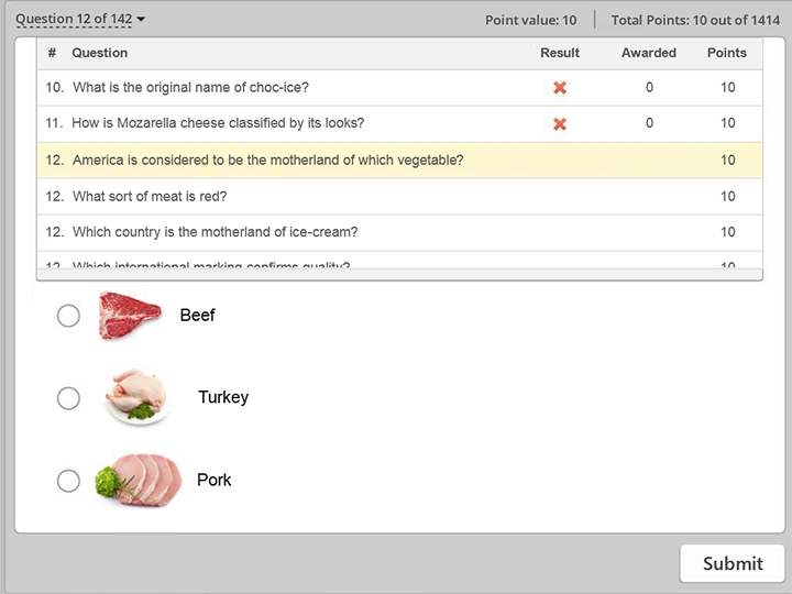 Interactive quiz made in iSpring QuizMaker