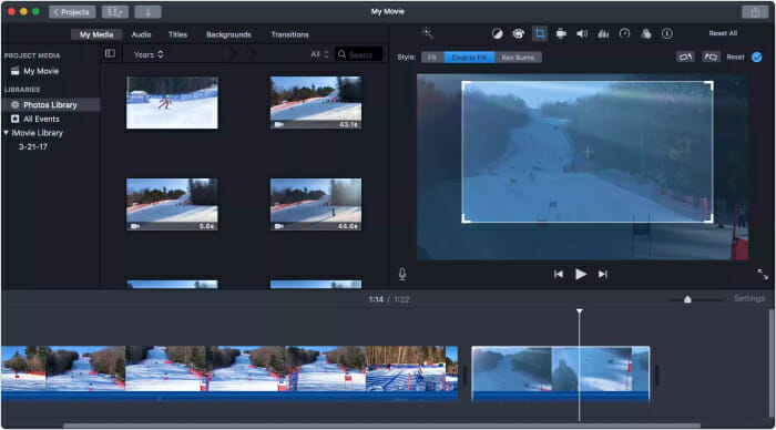 iMovie video software