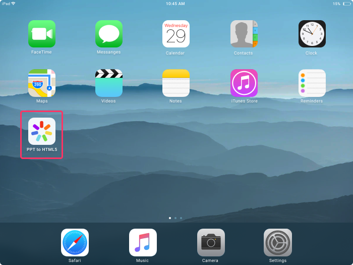 iPad Full Screen Web App: New Icon on Home screen