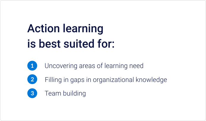 Where to apply action learning