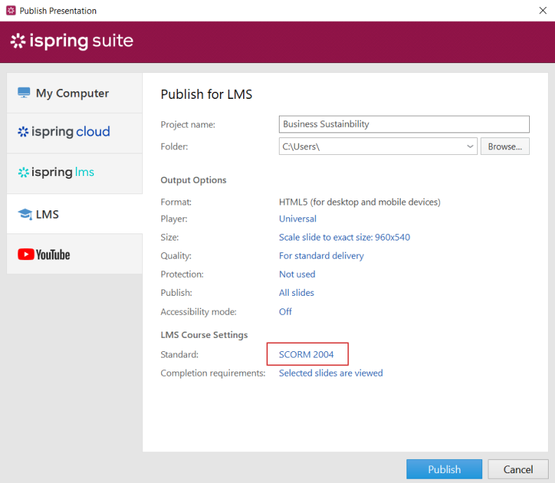 Converting PowerPoint to eLearning with iSpring Suite