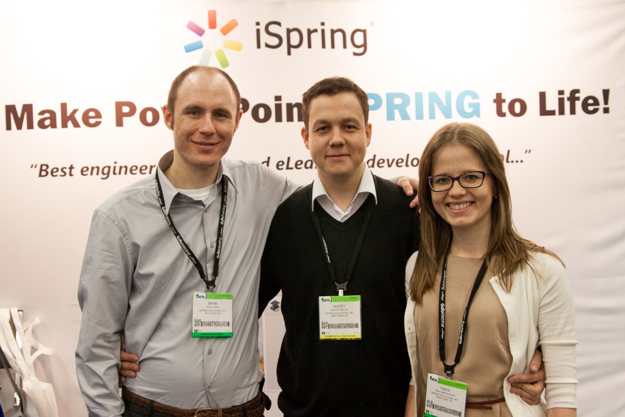 The iSpring Team at ASTD 2013