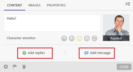 Adding replies and feedback messages in iSpring TalkMaster