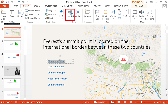 Adding hyperlinks to text in PowerPoint Adding hyperlinks to text in PowerPoint