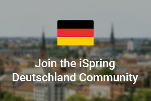 Join the iSpring Deutschland Community