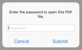 Opening a protected PDF file in the iSpring Learn mobile app Opening a protected PDF file in the iSpring Learn mobile app