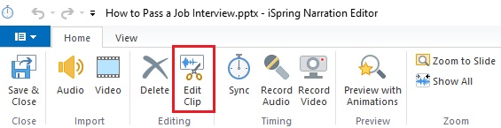 Importing video with iSpring Suite Importing video with iSpring Suite