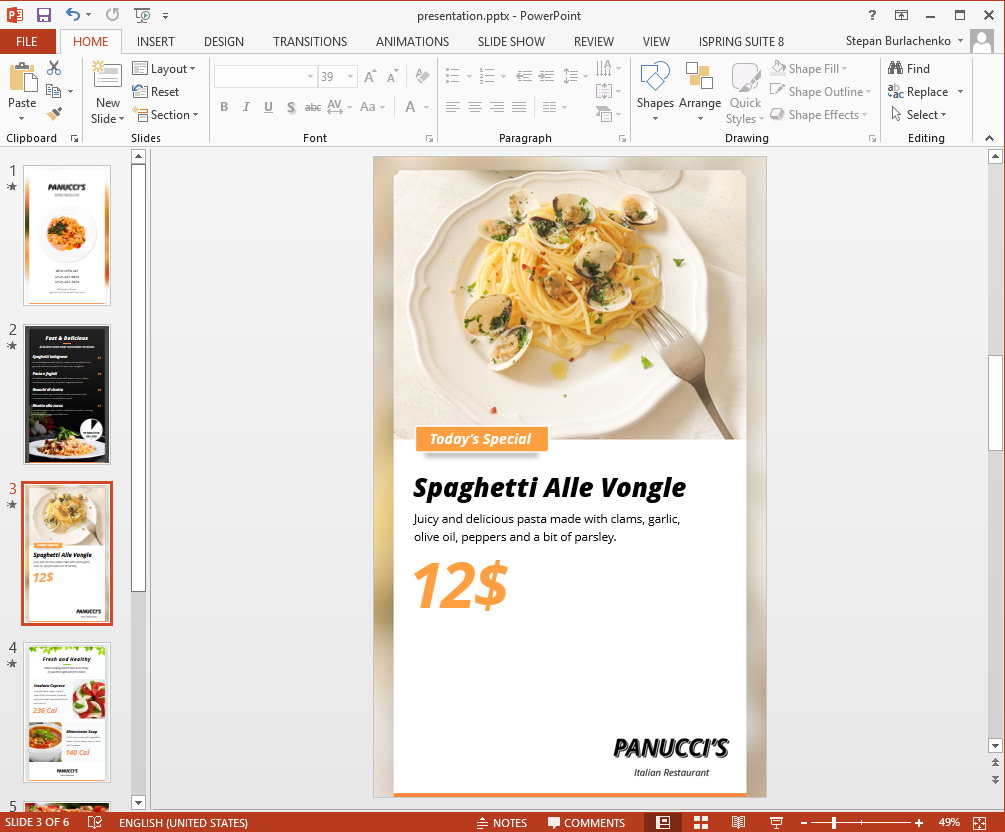 Font, number of lines and words per line Choosing the font