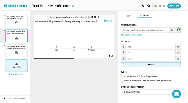 Menimeter interface screenshot Menimeter interface screenshot