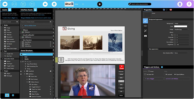 IntuiFace interface screenshot IntuiFace interface screenshot