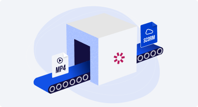 Convert an MP4 video to SCORM