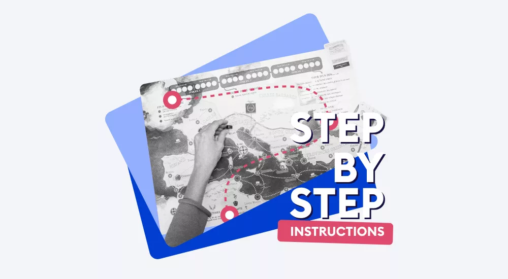 Step by step instruction for beginners