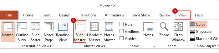 powerpoint Slide Master