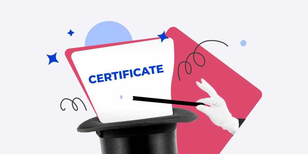 Course completion certificate template
