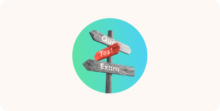 Quiz vs Test vs Exam