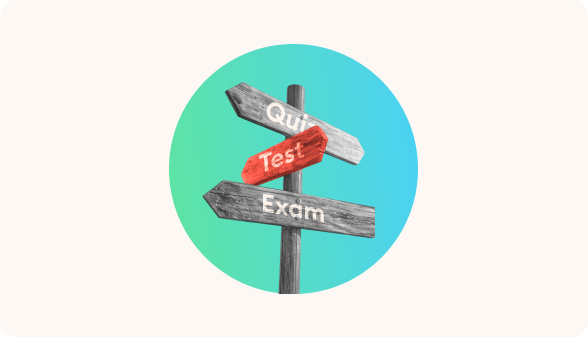 Quiz vs Test vs Exam