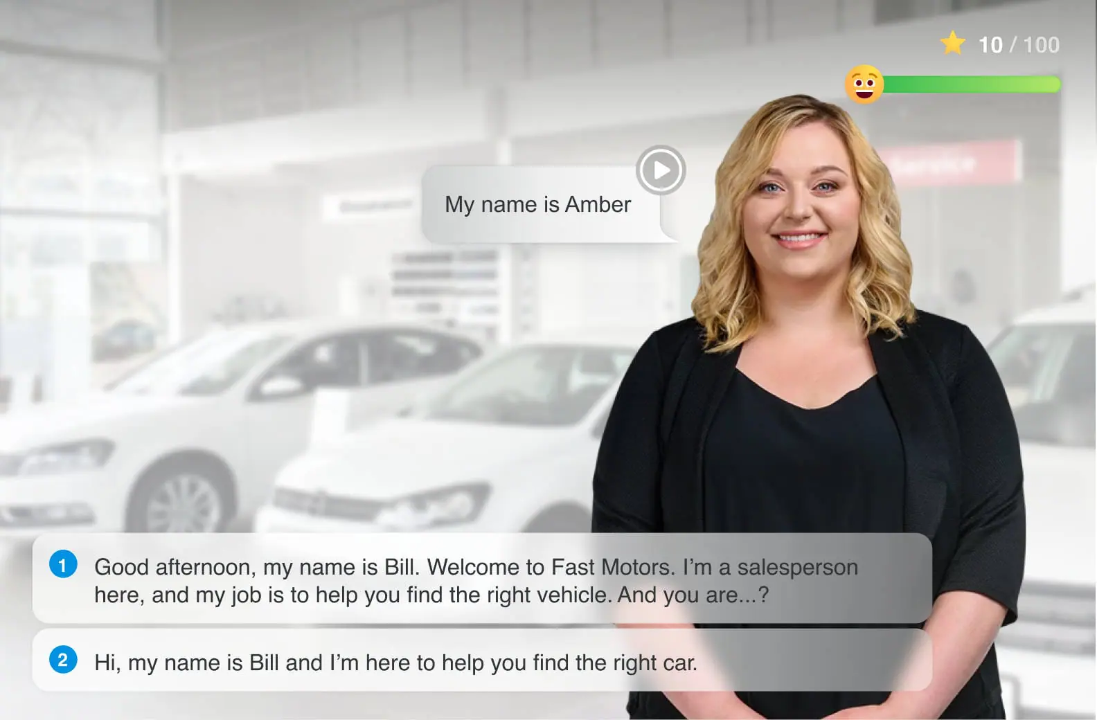 With iSpring Suite, you can easily create sales simulation activities