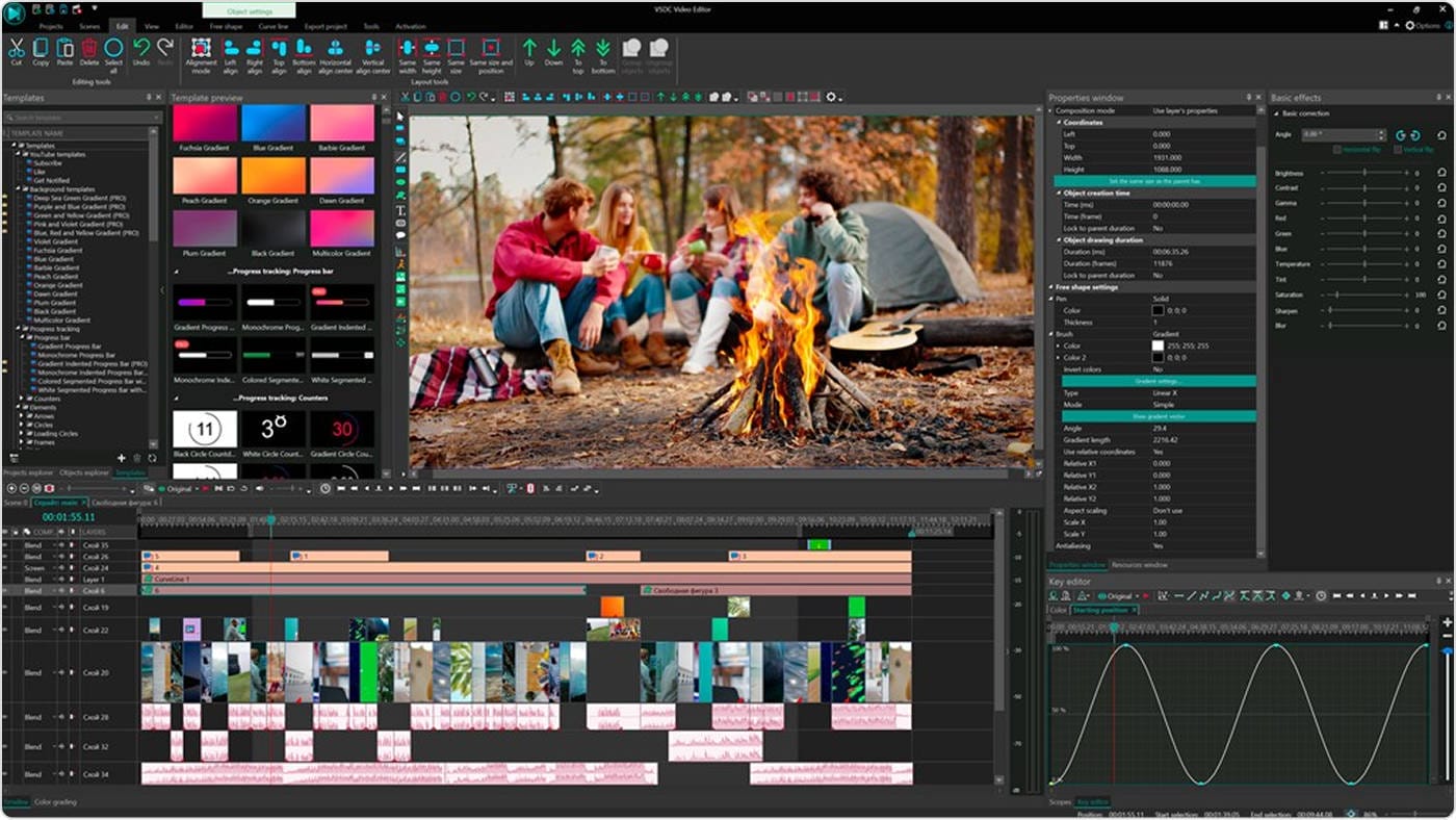 VSDC training video tool