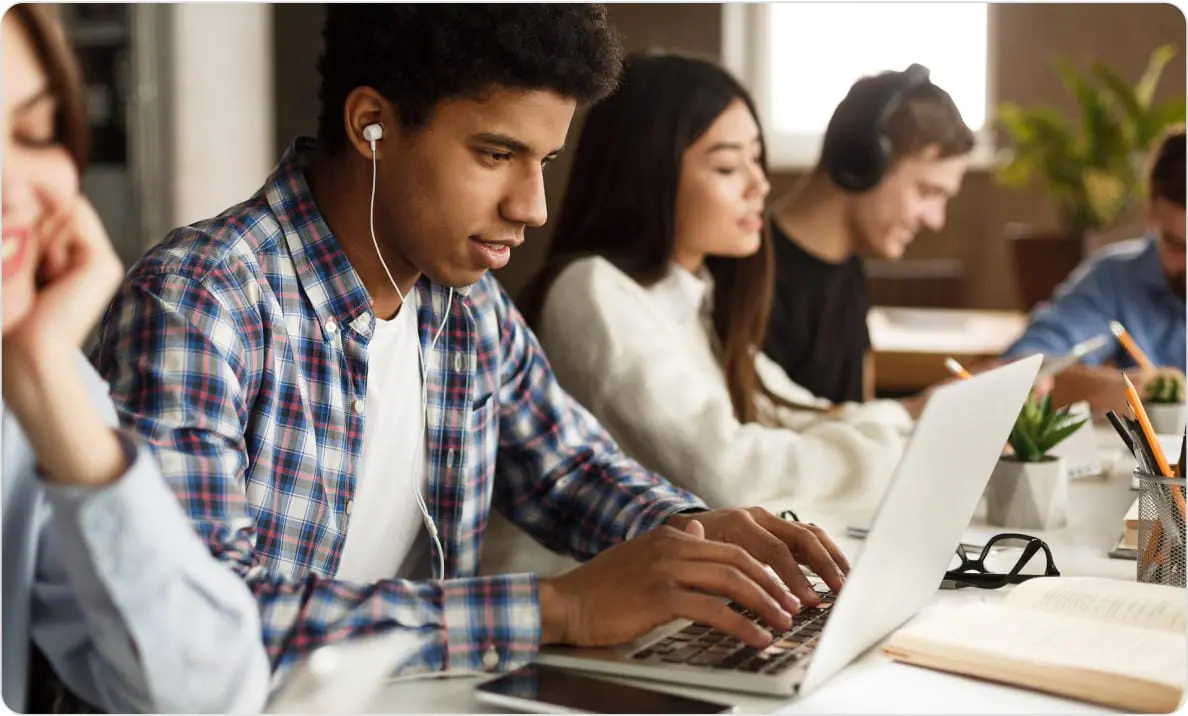 Blended learning combines in-person and online learning