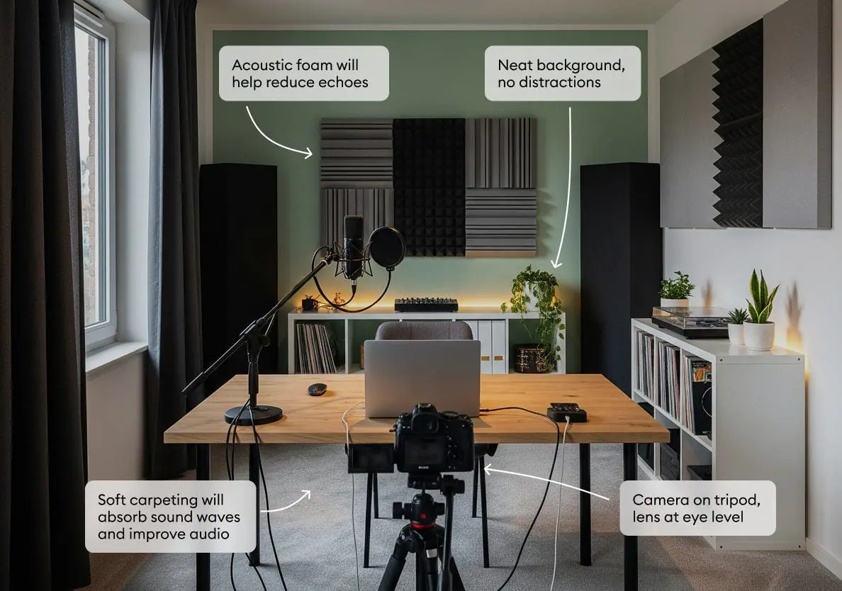 Setting up the lecture recording environment