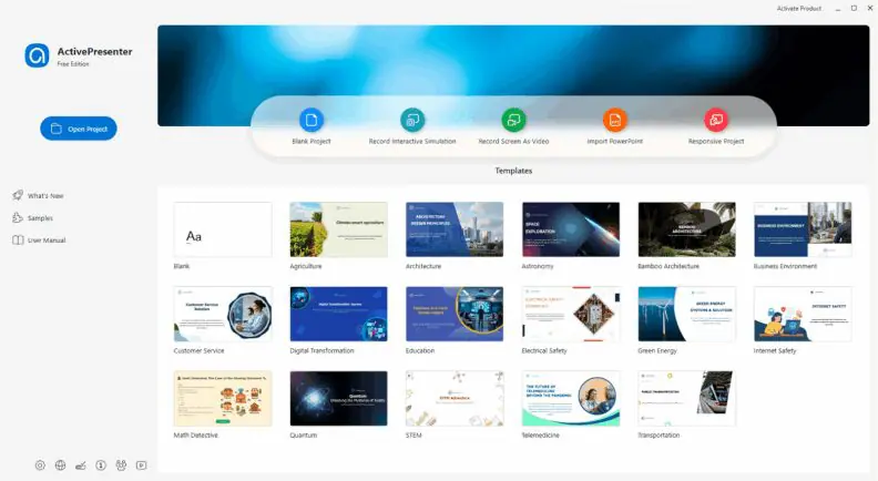 ActivePresenter interface