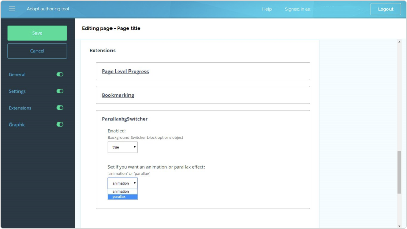 Adapt interface