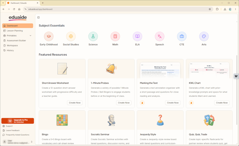 Eduaide for teachers