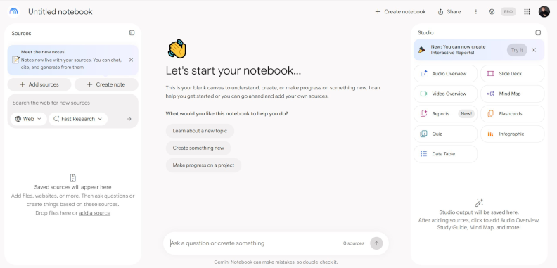 Gemini Notebook for teachers