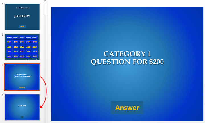 4 Easy Steps To Make Jeopardy Game In Powerpoint