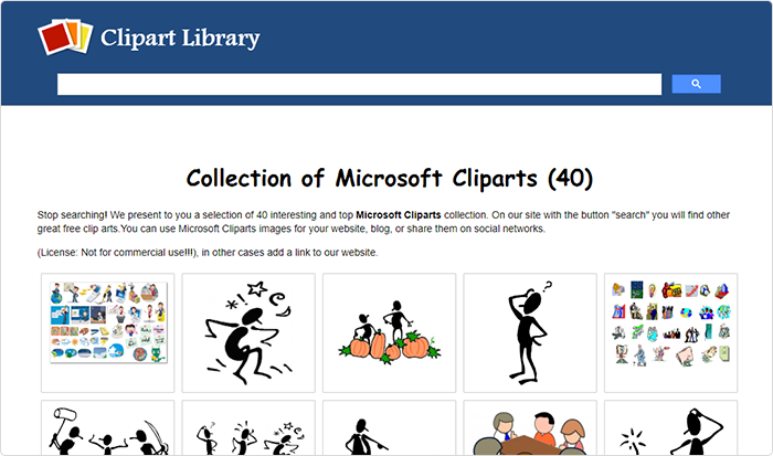 Microsoft Clipart Library