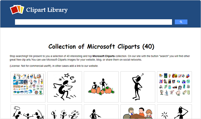 ms office clipart library