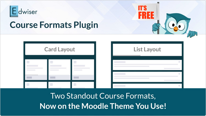 Edwiser Course Formats plugin for Moodle