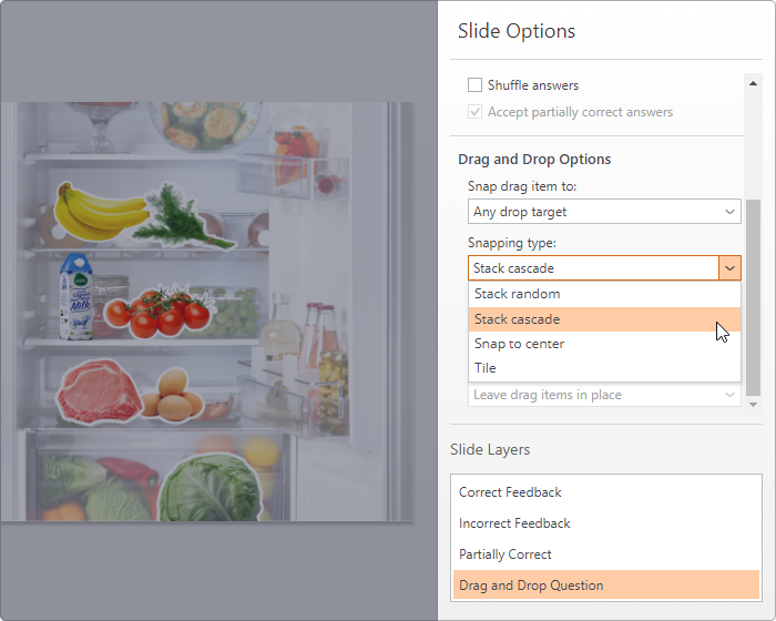 Drag and Drop Options in iSpring Suite