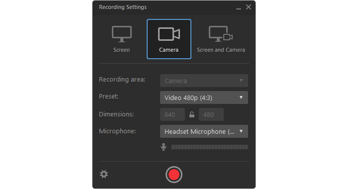 Recording Settings window in iSpring Suit