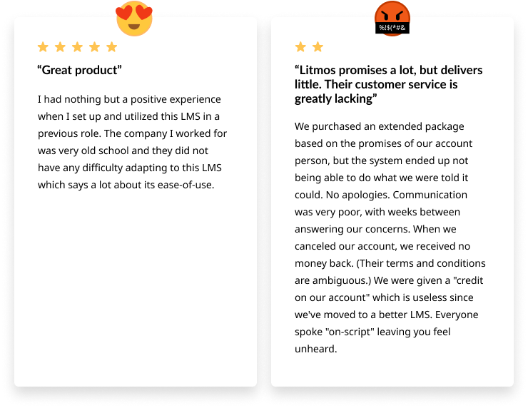 Real reviews from SAP Litmos users
