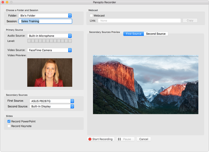 Panopto Panopto video software