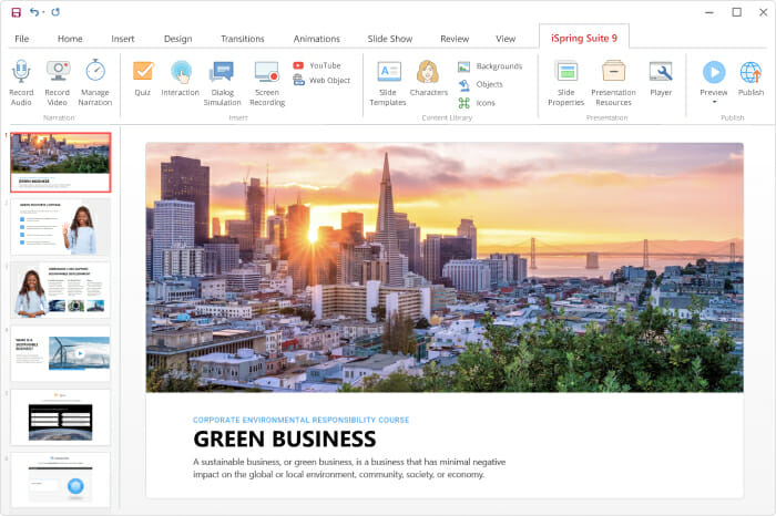 iSpring Suite iSpring Suite SCORM authoring tool