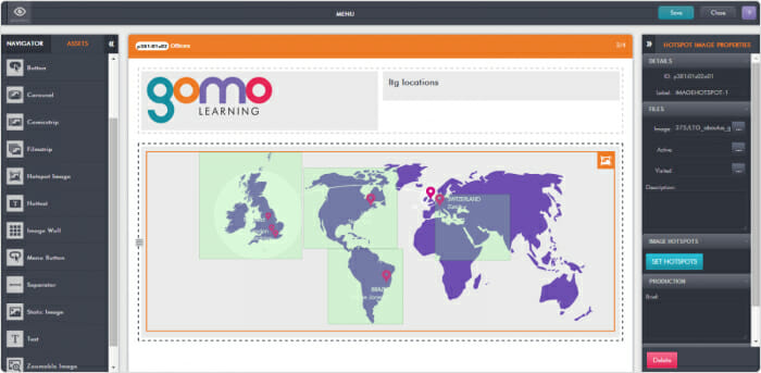 Gomo Learning SCORM authoring tool