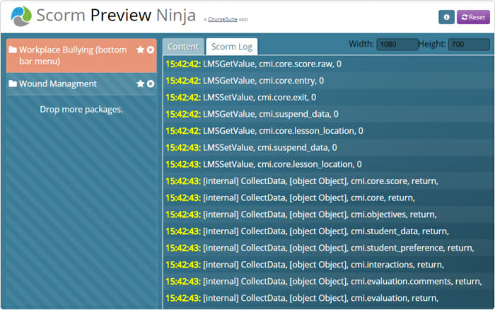 SCORM Preview Ninja SCORM Preview Ninja