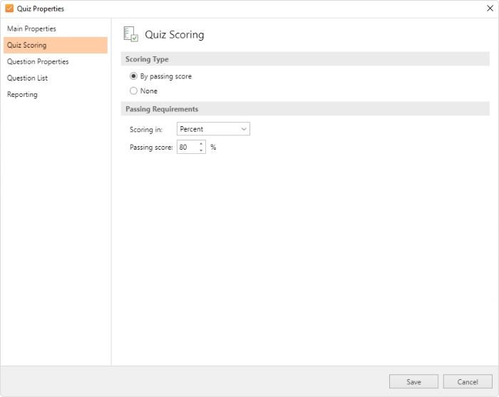 Quiz scoring Quiz scoring in iSpring QuizMaker