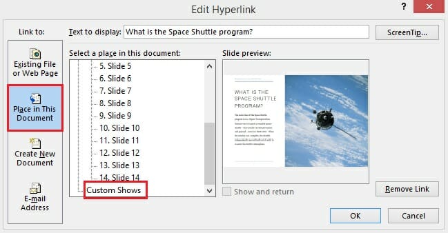 Custom shows in PowerPoint Custom shows in PowerPoint