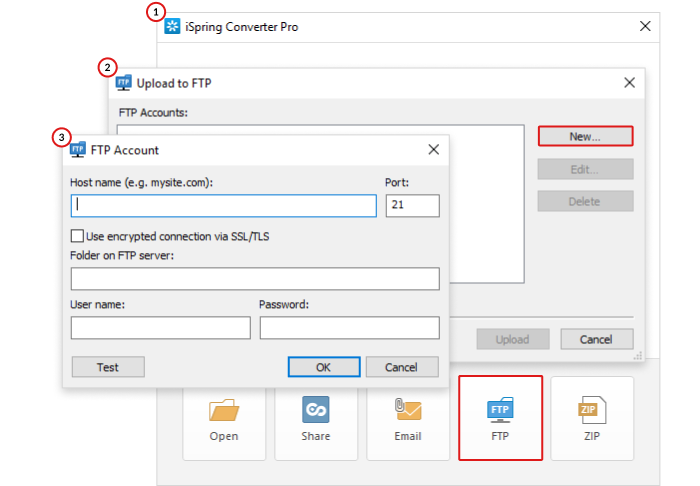 Upload Created File to the Web Upoloading to FTP