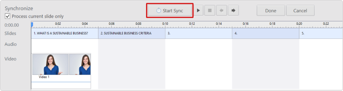Syncing Syncing in iSpring Suite