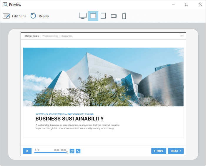 Preview mode Preview mode in iSpring Suite