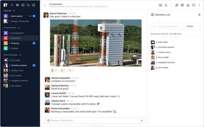 Rocket.Chat for remote working