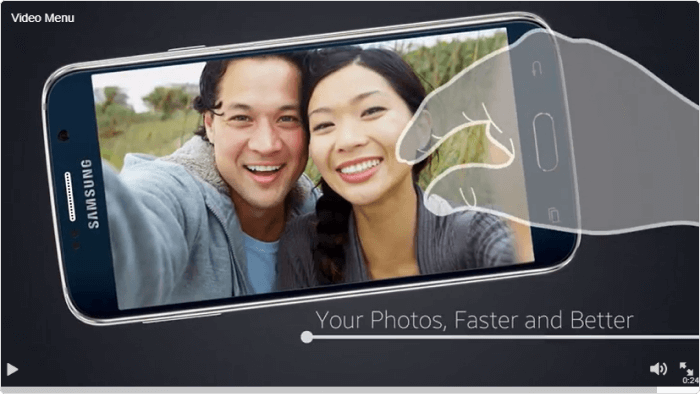 Samsungs' interactive video example