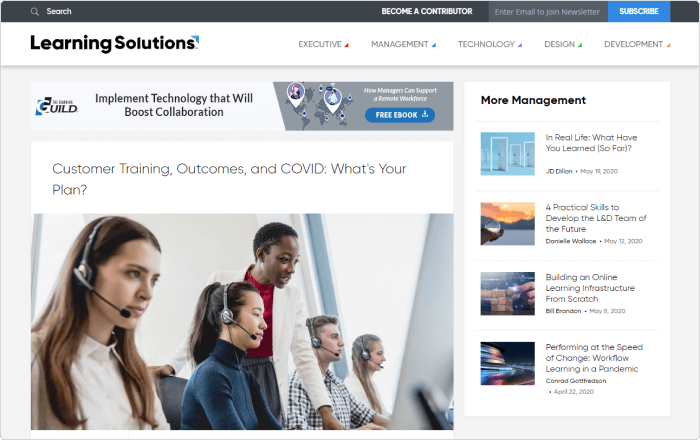 Learning Solutions Learning Solutions website