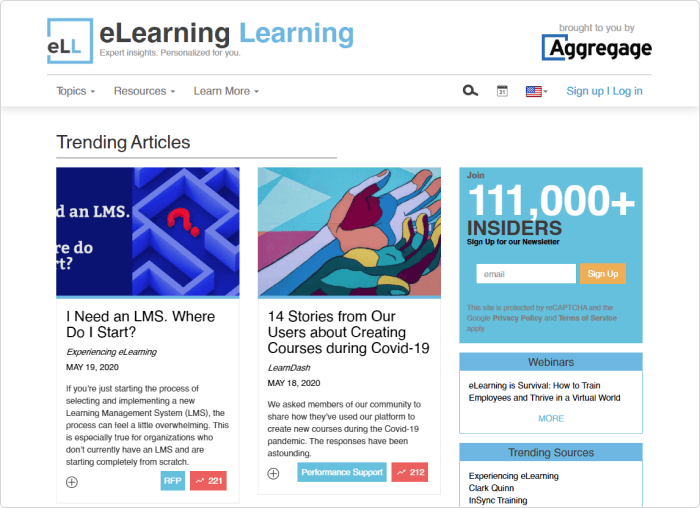 eLearning Learning eLearning Learning website