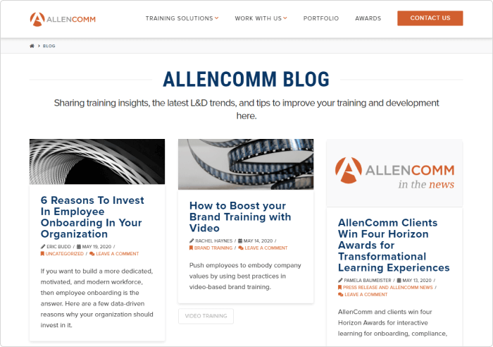 AllenComm’s eLearning Blog